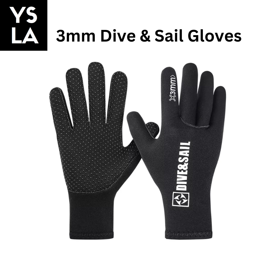 3mm Dive & Sail Diving Gloves for Men Women Warm Scratch-proof Anti Slip Flexible Hand Protection