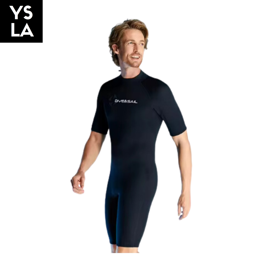 For Him Bare 1.5mm Full Wetsuit in Short sleeves and short pants For Men Male