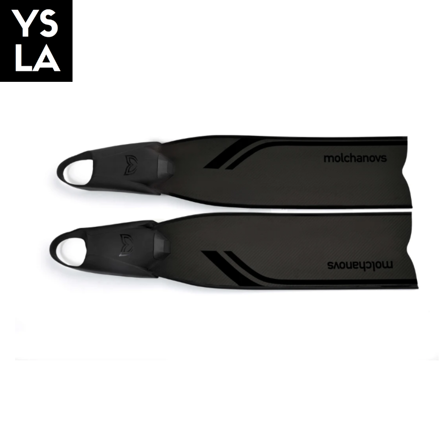 Soft Stiffness Molchanovs Sports Bifins 3 Carbon Long Fins with Foot Pockets