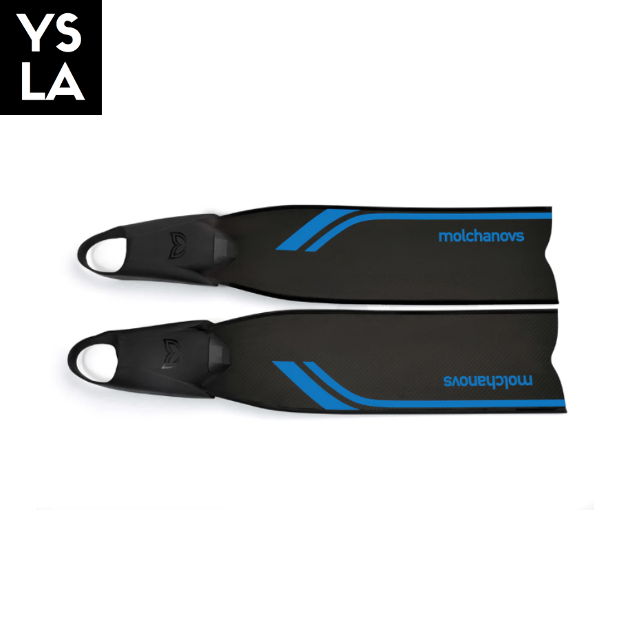 Soft Stiffness Molchanovs Sports Bifins 3 Carbon Long Fins with Foot Pockets