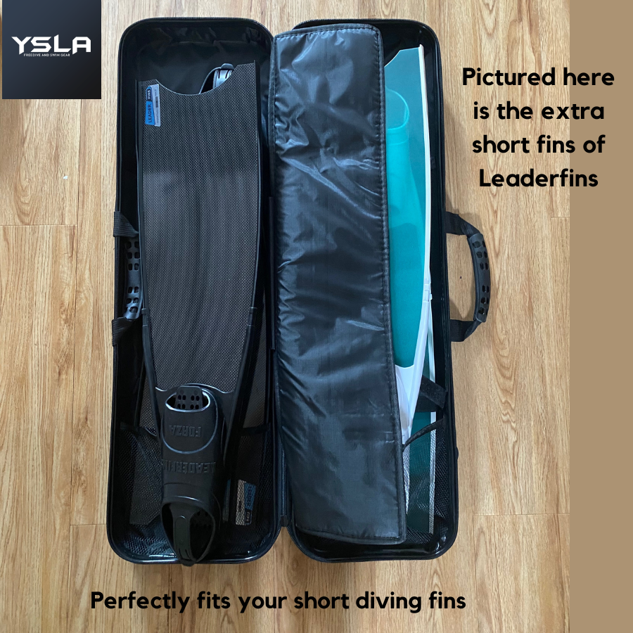 Zychee Short Hard case Freediving Short Fin Bag Luggage