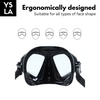 Fixed Graded Kyro Mask Freedive Low Volume Mask with Eva Box