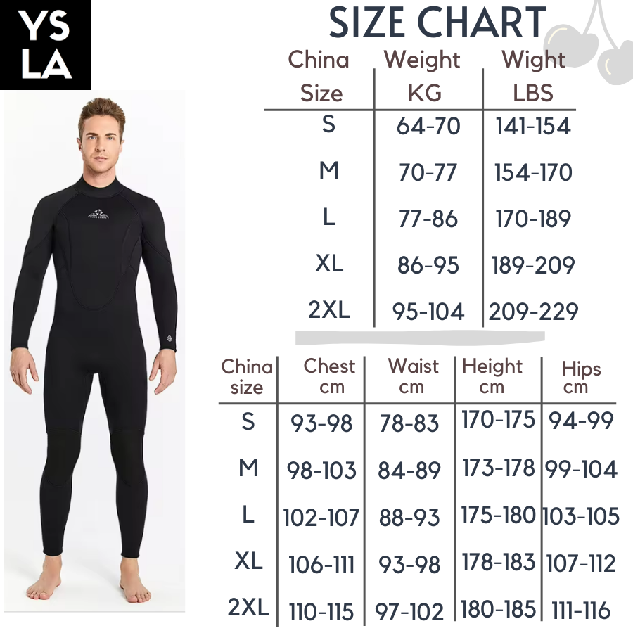 3mm Vibe Dive and Sail Thermal Wetsuit for Freediving Scuba Snorkeling Surfing