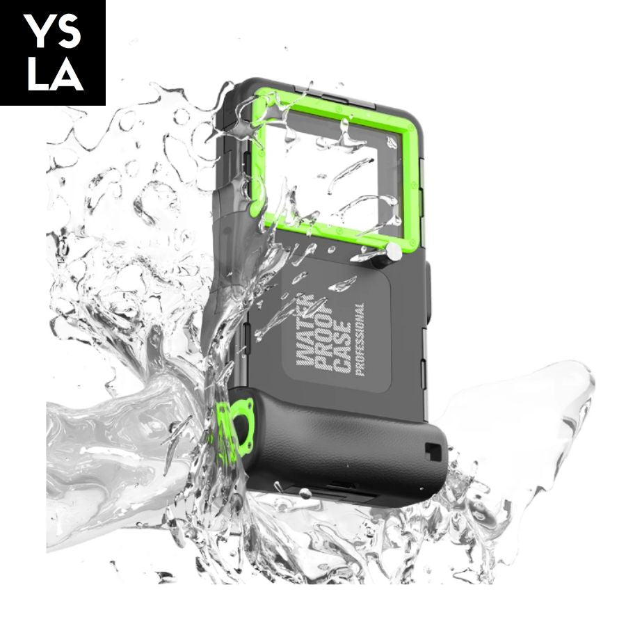 Shellbox 50ft/15m Underwater Professional Diving Phone Case with Lanyard iPhone Samsung Waterproof