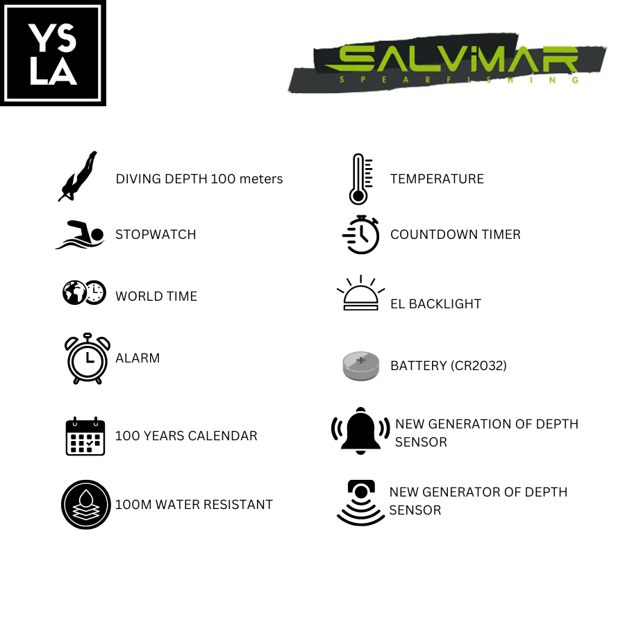 Salvimar Freedive Spearfishing Computer Dive Watch