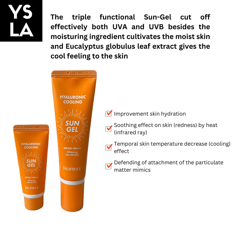 Deoproce Hyaluronic Cooling Sun Gel Set (50ml + 20ml)