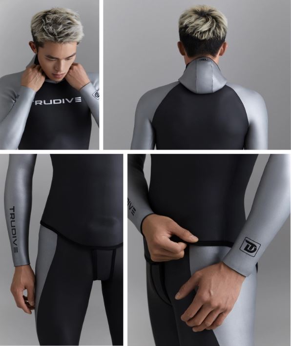 TruDive Men's Glide Skin NightElf Wetsuit 3mm