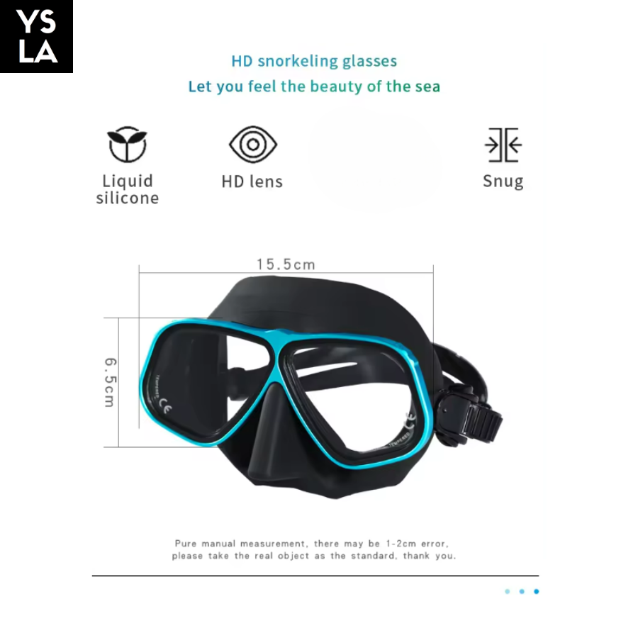 Oculus Fixed Graded Aluminum Graded Freediving Mask with Evabox