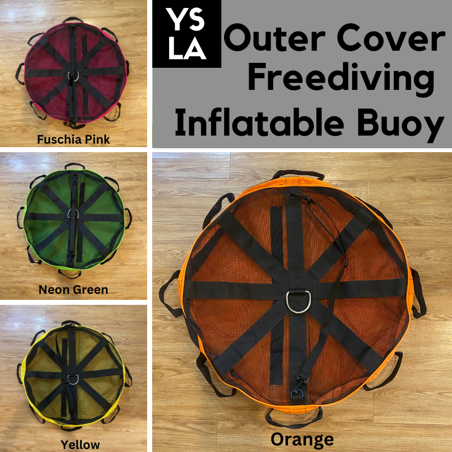 Baleen Outer Cover for Freedive Buoy Surface Marker Training