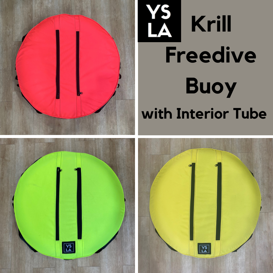 Krill Inflatable Scuba Diving Freediving Training Buoy Float Surface with Interior Surface Marker