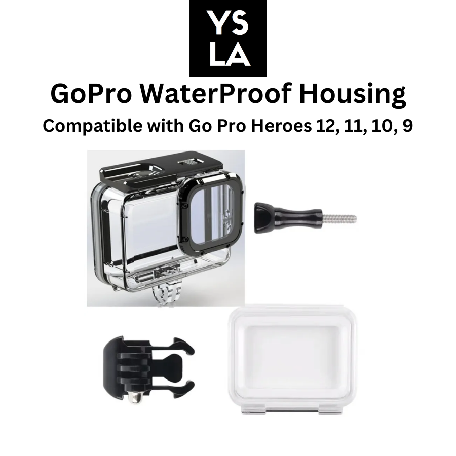 Waterproof Diving Case for Gopros Heros 12/11/10/9 Black with Touch back door up to 50m