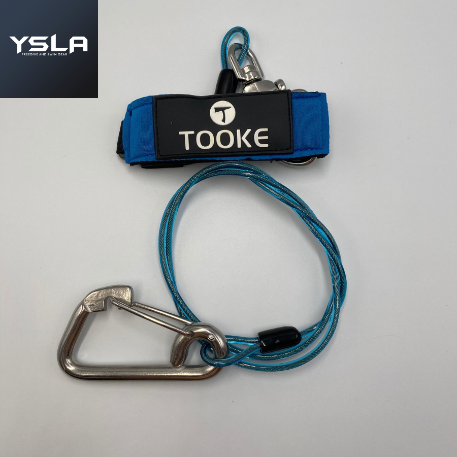 Tooke Freediving Line Training Safety Lanyard Stainless Steel