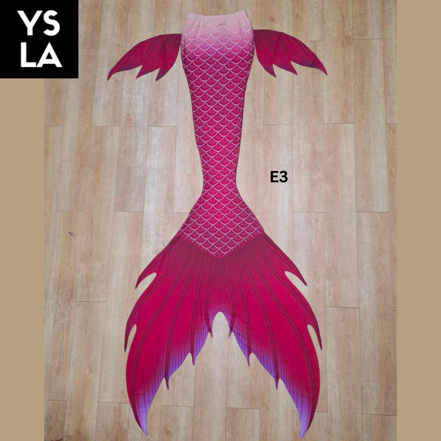 Adult Swimming Beachwear Mermaid Skin Tail with Bra Top