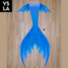 Adult Swimming Beachwear Mermaid Skin Tail with Bra Top