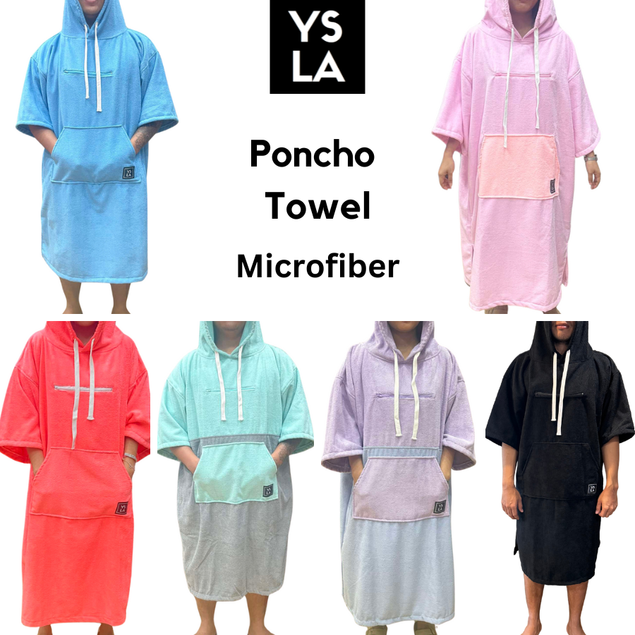 Maxi 250 GSM Quick Absorbing Beach Poncho Changing Robe Microfiber Towel