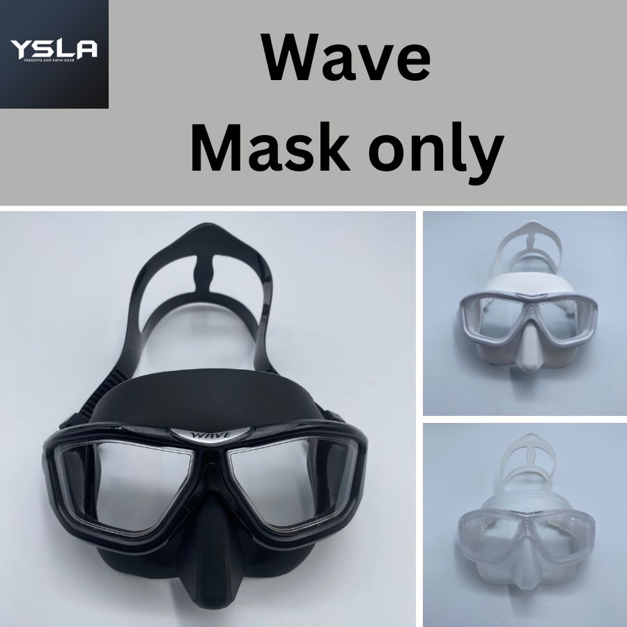 Wave Polycarbonate lens Low Volume Anti-Fog Silicone Diving Mask for Inventory Purposes