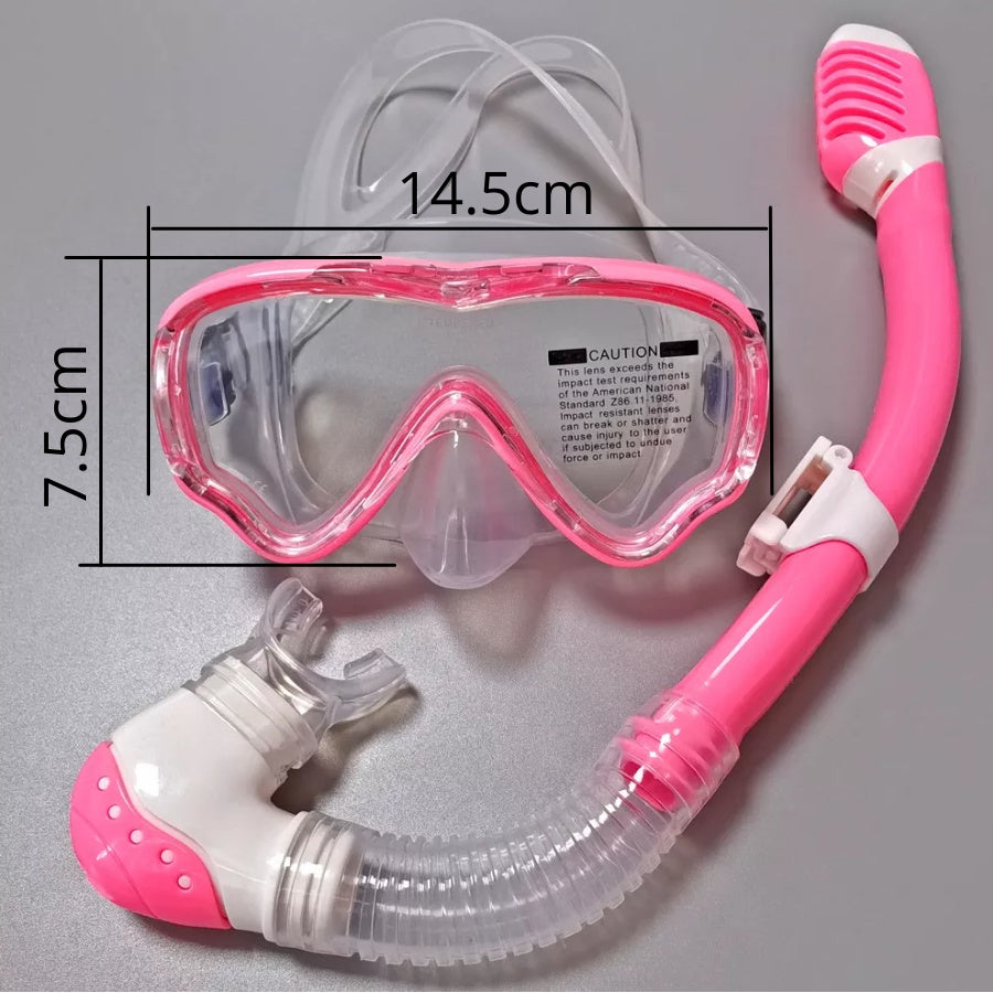 Bumble Kids Freedive Mask & Snorkeling Set for Children Kids Swimming Goggles Snorkel Scuba for Small Face