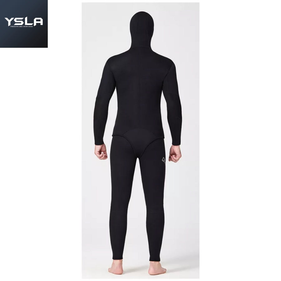 Trahe Dive and Sail 2piece Hooded Wetsuit 1.5mm Neoprene for Freedive Spearfishing Scuba Diving