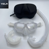 Wave Polycarbonate Lens Anti-Fog Low Volume Silicone Diving Mask Set