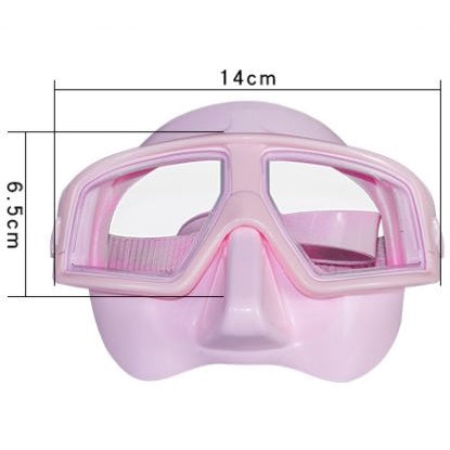 Resin Plastic Lens Low Volume Freedive Mask Set