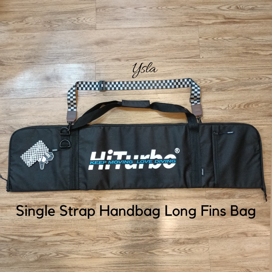 HiTurbo Freediving Long Fins Bag Padded Swim Fins Storage Bag