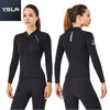 Lark Neoprene Wetsuit Top Front Zipper 2mm Long Sleeve Freedive