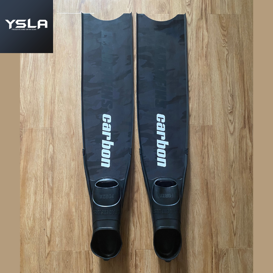 Ysla Leaderfins Pure Carbon with Design Long Freedive Fins