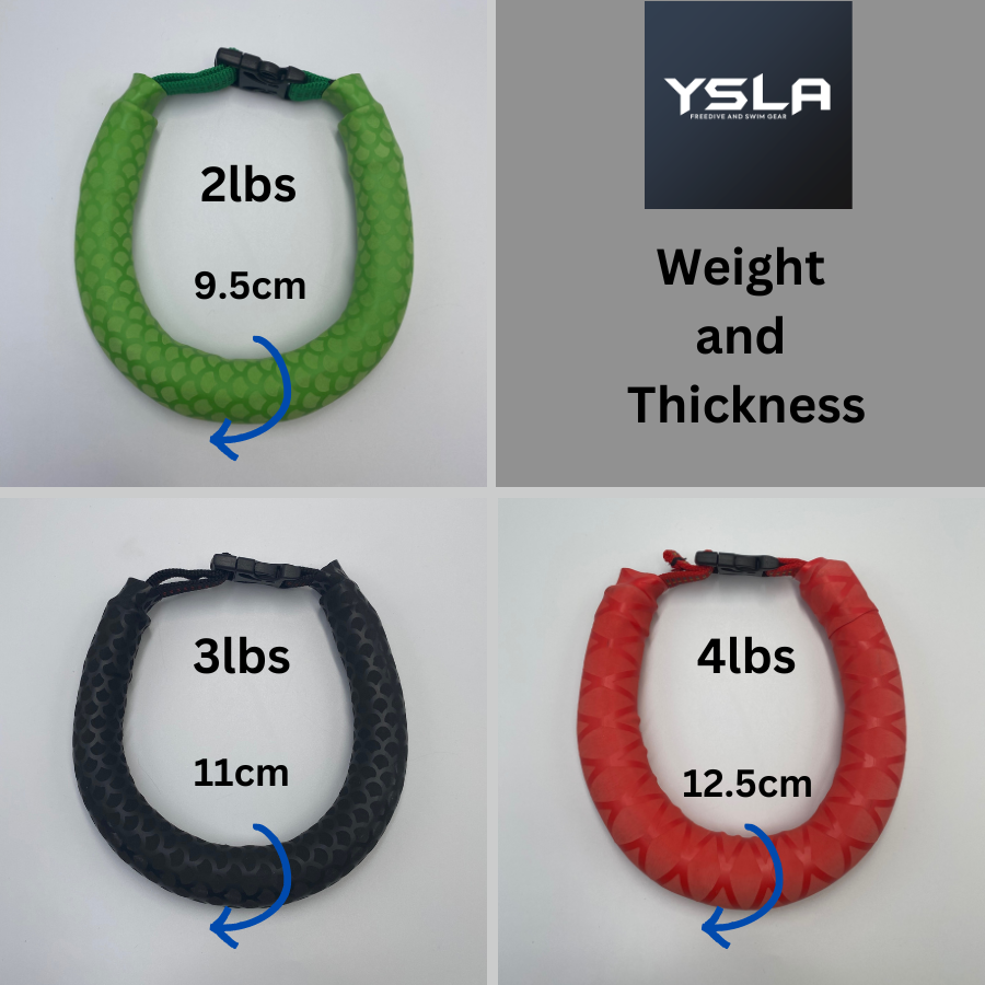 Ysla Neck Weights with Shrink tube wrap