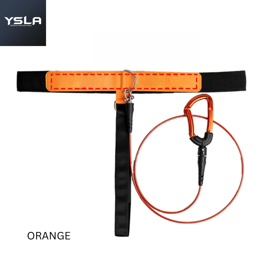 Ysla CNF Lanyard Set (Belt and Lanyard) for Freedive line training