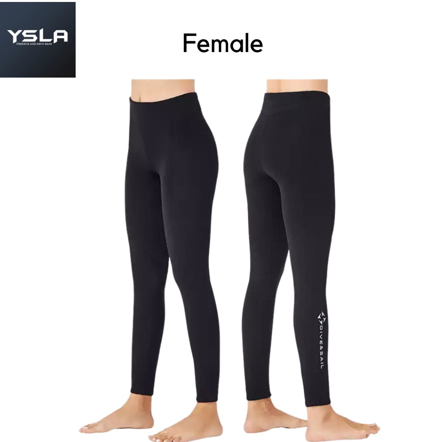 River Neoprene Wetsuit Leggings Trousers Pants 2mm for Freedive Surfing