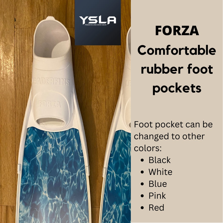 Ysla Leaderfins Pure Carbon with Design Long Freedive Fins