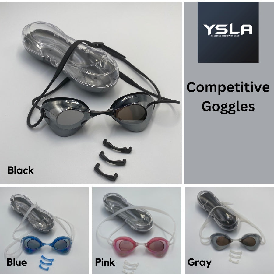 Ysla Swimming Goggles with UV Protection and Anti-Fog Feature for Triathlon Ironman Competition